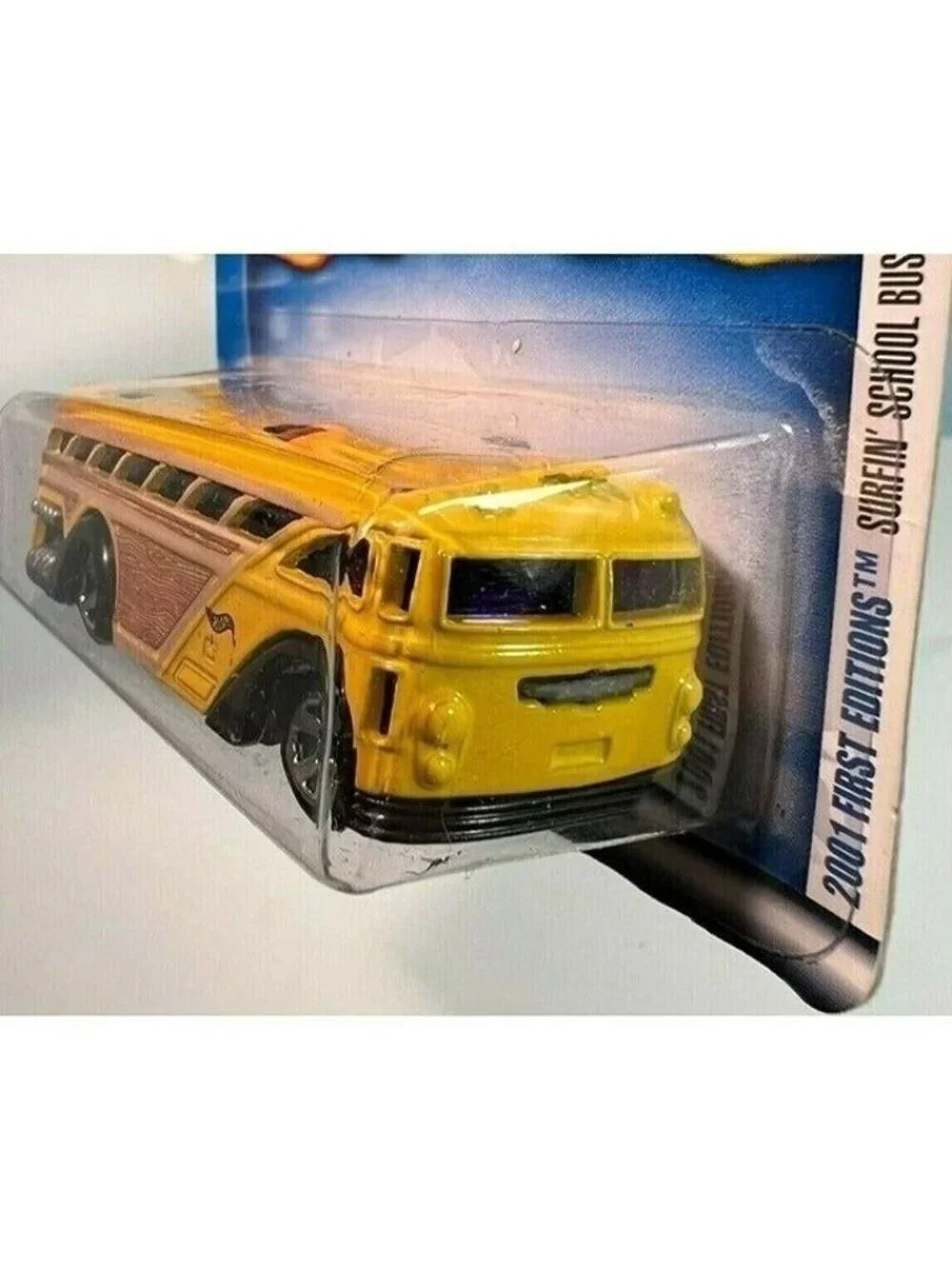 Vintage Die Cast Hot Wheels 2001 Surfin School Bus 2/36 First Editions 1:64